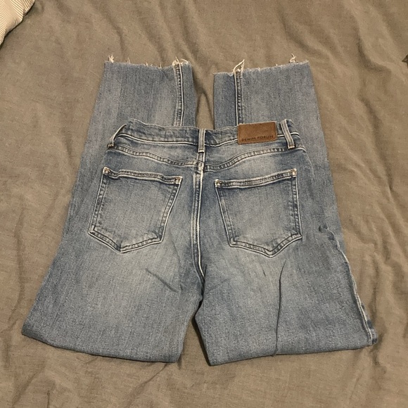 Denim Forum Arlington high rise straight jeans - Picture 4 of 9